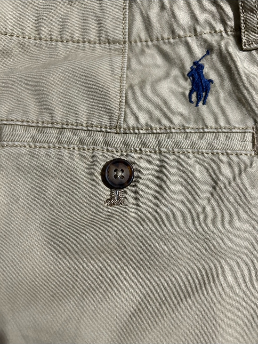 Polo Ralph Lauren Women’s Chino Beige Khaki Shorts Sz 4 EUC